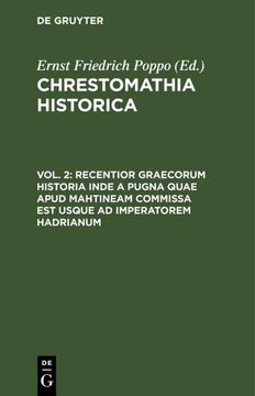 portada Recentior Graecorum Historia Inde a Pugna Quae Apud Mahtineam Commissa est Usque ad Imperatorem Hadrianum (in German)