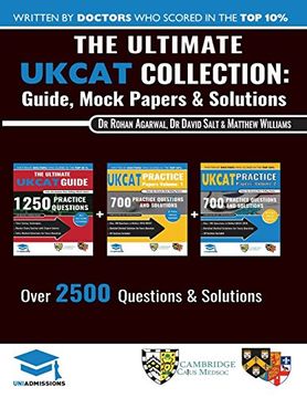 portada The Ultimate Ukcat Collection: 3 Books in One, 2,650 Practice Questions, Fully Worked Solutions, Includes 6 Mock Papers, 2019 Edition, Uniadmissions (en Inglés)