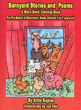 portada barnyard stories and poems: a story book/coloring book
