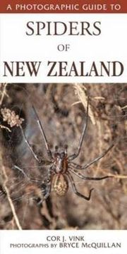 portada Photographic Guide to Spiders of new Zealand (in English)