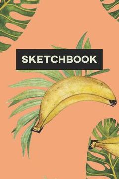 portada Sketchbook: Banana Food Pattern Paint Cute Design (en Inglés)