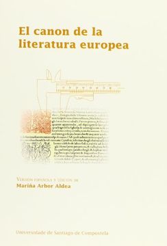 portada El Canon de la Literatura Europea (in Spanish)