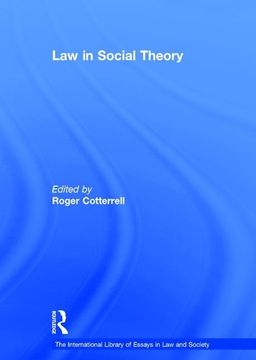portada Law in Social Theory (The International Library of Essays in law and Society) (en Inglés)