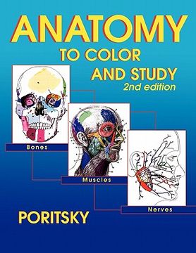 portada anatomy to color and study 2nd edition (en Inglés)