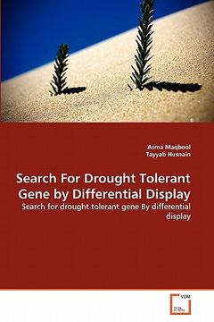 portada search for drought tolerant gene by differential display (en Inglés)