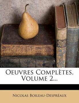 portada Oeuvres Complètes, Volume 2... (in French)