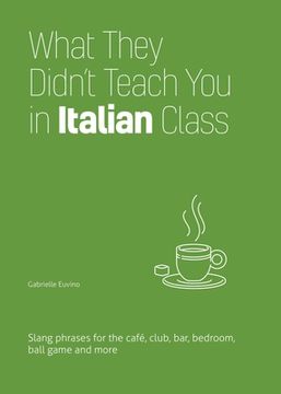 portada What They Didn'T Teach you in Italian Class: Slang Phrases for the Cafe, Club, Bar, Bedroom, Ball Game and More (in English)