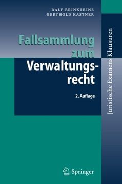 portada Fallsammlung zum Verwaltungsrecht (Juristische ExamensKlausuren) (German Edition)