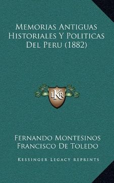 portada Memorias Antiguas Historiales y Politicas del Peru (1882)