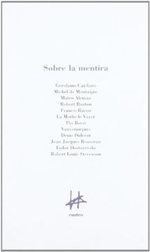 portada Sobre La Mentira (in Spanish)