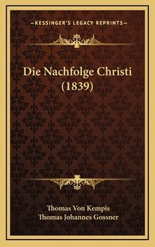 portada Die Nachfolge Christi (1839) (in German)