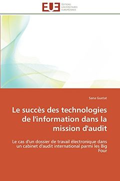 portada Le Succes Des Technologies de L'Information Dans La Mission D'Audit