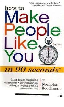portada How to Make People Like you in 90 Seconds or Less