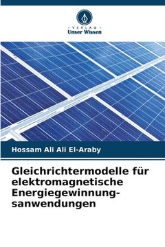 portada Gleichrichtermodelle für elektromagnetische Energiegewinnung-sanwendungen (en Alemán)