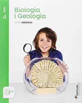 portada BIOLOGIA I GEOLOGIA SERIE OBSERVA 4 ESO SABER FER