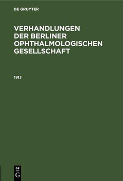 portada 1913 (in German)