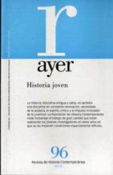 portada AYER 96 - HISTORIA JOVEN