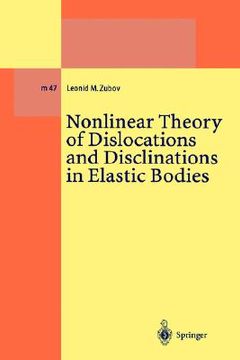 portada nonlinear theory of dislocations and disclinations in elastic bodies