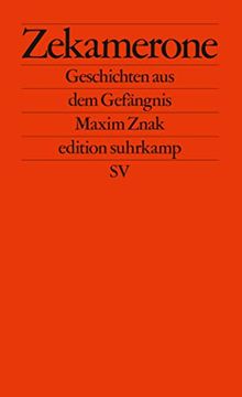 portada Zekamerone: Geschichten aus dem Gefängnis (Edition Suhrkamp) (en Alemán)