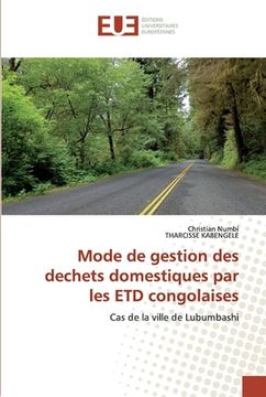 portada Mode de gestion des dechets domestiques par les ETD congolaises (en Francés)