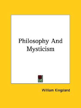 portada philosophy and mysticism (en Inglés)