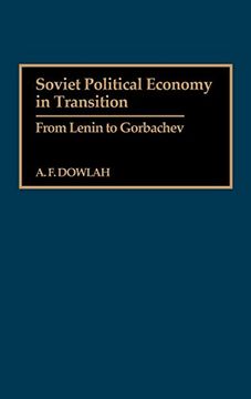 portada Soviet Political Economy in Transition: From Lenin to Gorbachev (en Inglés)