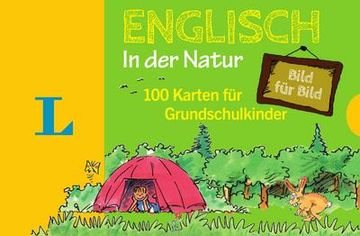 portada Langenscheidt Englisch Bild für Bild in der Natur - für Sprachanfänger: 100 Karten für Grundschulkinder