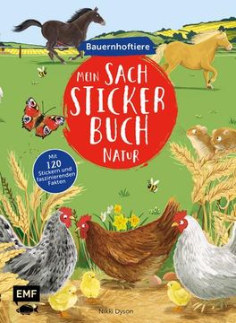 portada Mein Sach-Stickerbuch Natur - Bauernhoftiere (en Alemán)