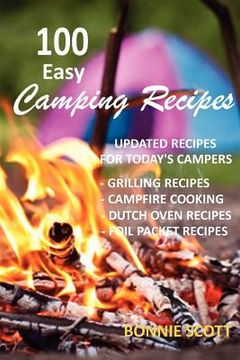 portada 100 easy camping recipes (en Inglés)