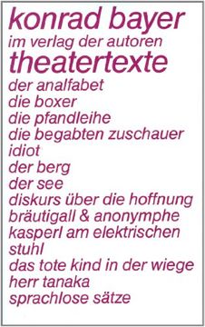 portada Theatertexte (en Alemán)