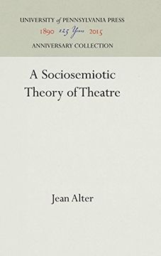 portada A Sociosemiotic Theory of Theatre (en Inglés)