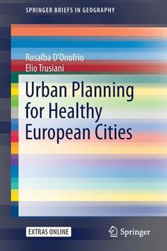 portada Urban Planning for Healthy European Cities (en Inglés)