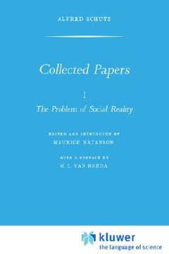 portada collected papers i. the problem of social reality (en Inglés)