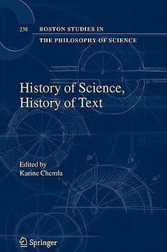 portada history of science, history of text (en Inglés)