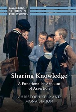 portada Sharing Knowledge: A Functionalist Account of Assertion (Cambridge Studies in Philosophy) (in English)