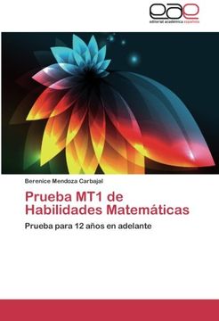 portada Prueba MT1 de Habilidades Matemáticas: Prueba para 12 años en adelante