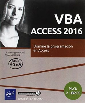 portada Pack: Vba Access 2016. Domine la Programación en Access