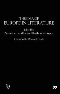 portada The Idea of Europe in Literature