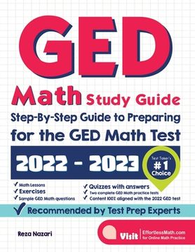 portada GED Math Study Guide: Step-By-Step Guide to Preparing for the GED Math Test