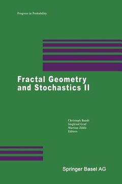 portada Fractal Geometry and Stochastics II (en Inglés)