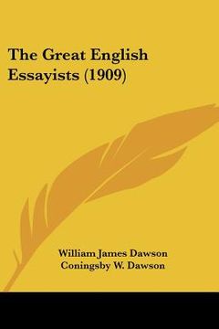 portada the great english essayists (1909) (in English)