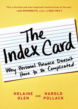 portada The Index Card: Why Personal Finance Doesn't Have to be Complicated 