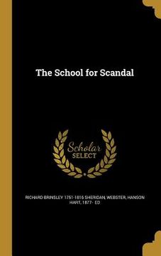 portada The School for Scandal
