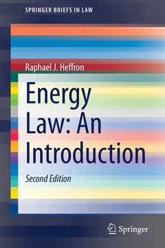portada Energy Law: An Introduction (Springerbriefs in Law) (en Inglés)
