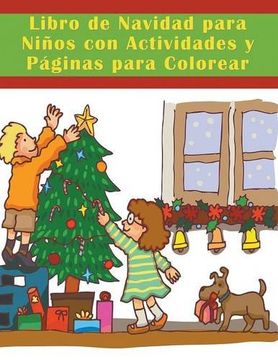 portada Libro de Navidad para Niños con Actividades y Páginas para Colorear
