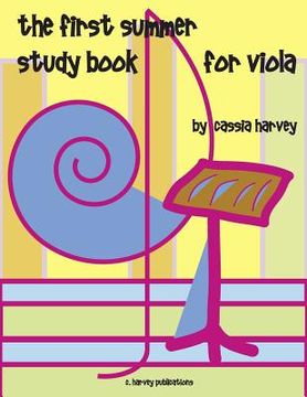 portada The First Summer Study Book for Viola (in English)