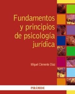 portada Fundamentos y Principios de Psicología Jurídica (Spanish Edition)