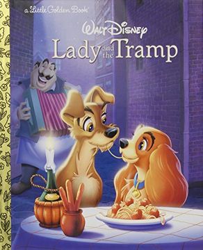 portada Lady and the Tramp (Little Golden Books) (en Inglés)