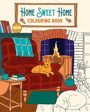 portada Home Sweet Home Colouring Book (en Inglés)