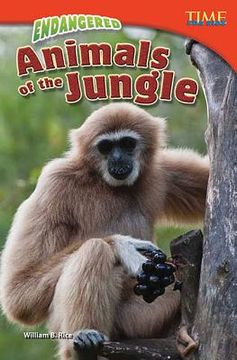 portada endangered animals of the jungle (en Inglés)